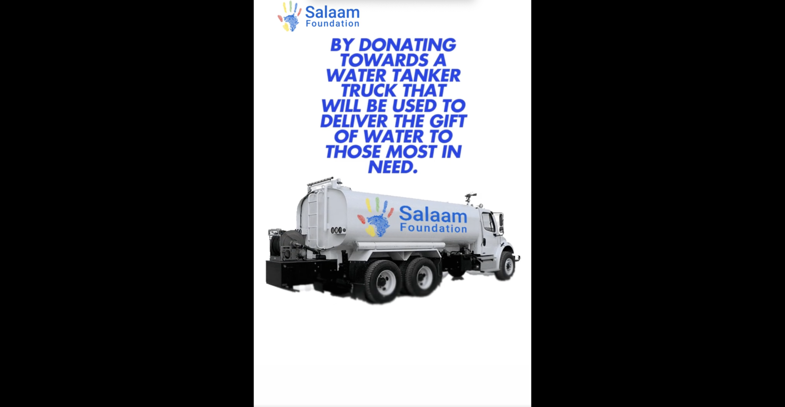 Give the gift of water to those most in need with Salaam Foundation