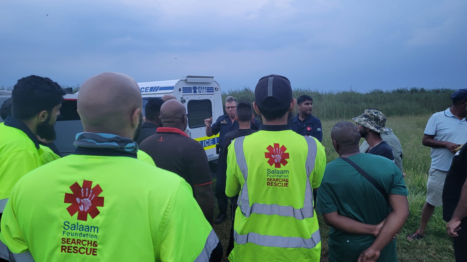 Salaam Foundation Search & Rescue (SFSR) team assists with rescue efforts in Lenasia for missing person