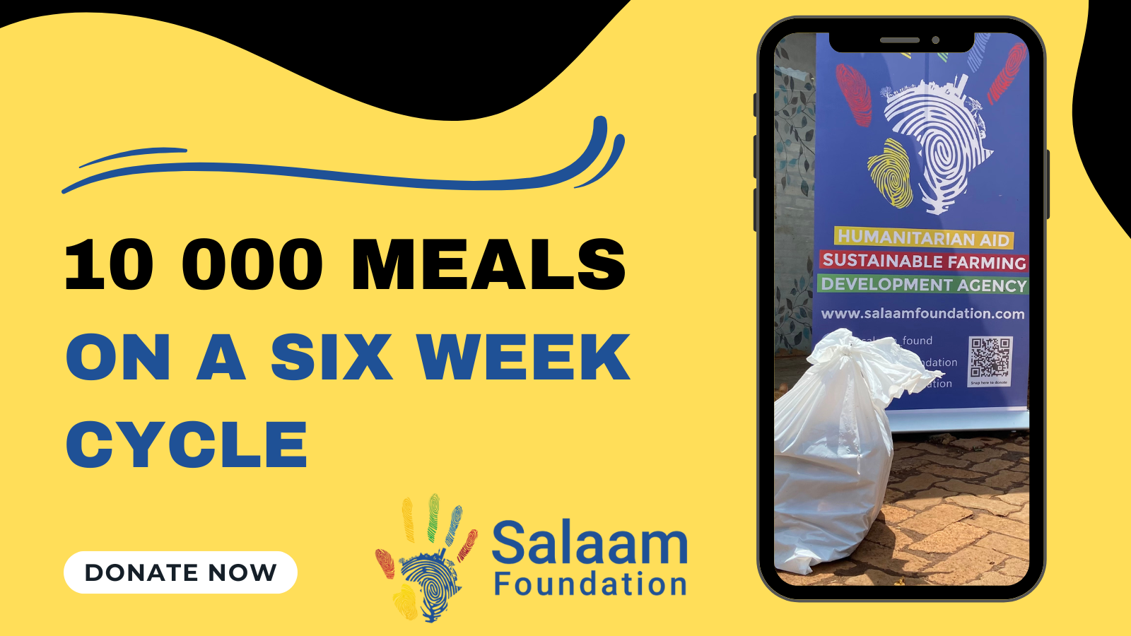 10 000 Meals every six weeks